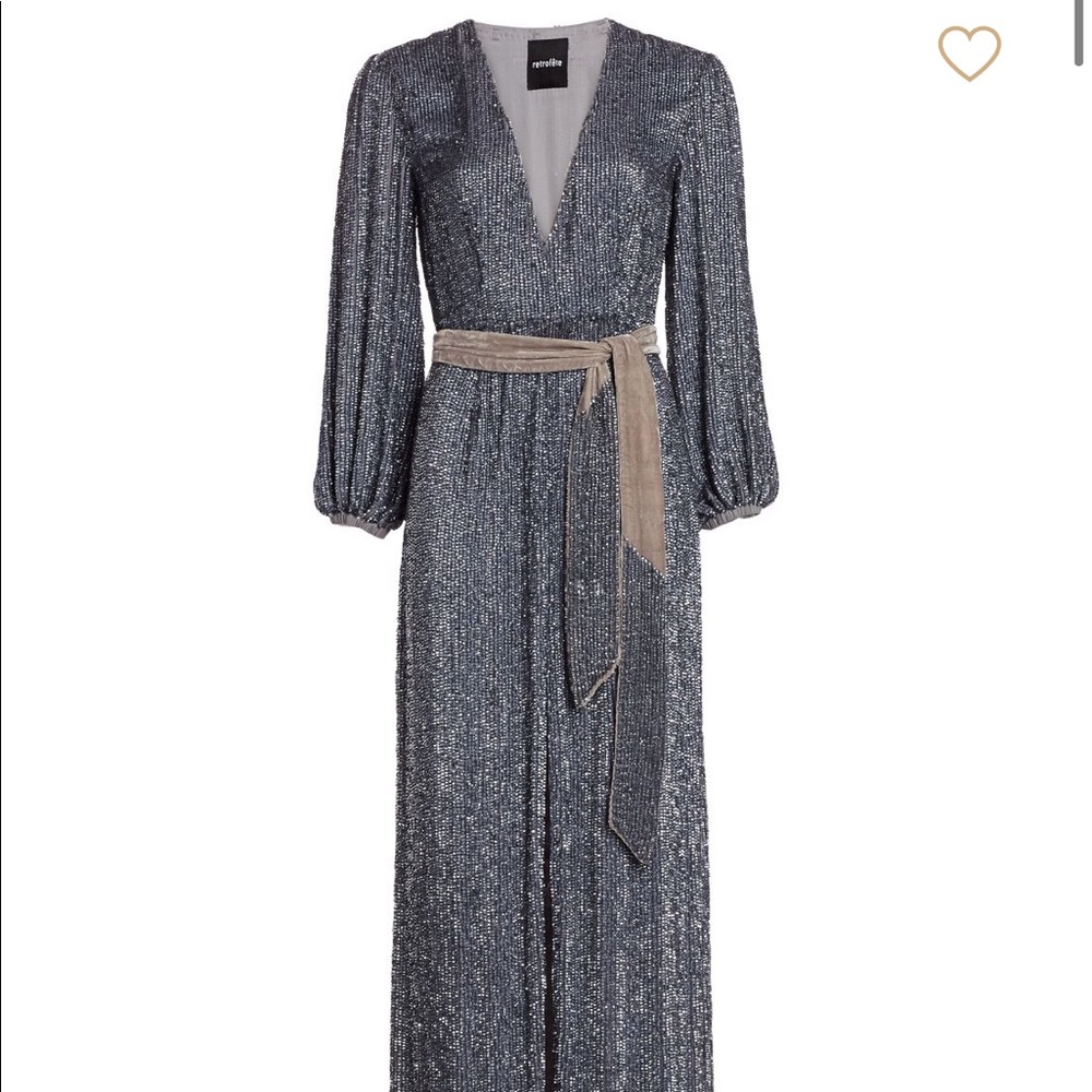 Retrofete Sequin Maxi Dress - size XS